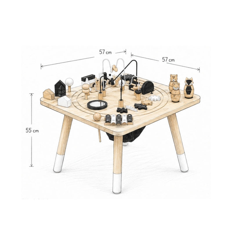 Mesa de actividades Natura