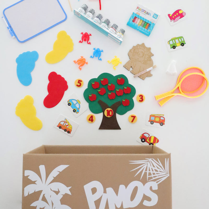 Caja de actividades • By Pimos