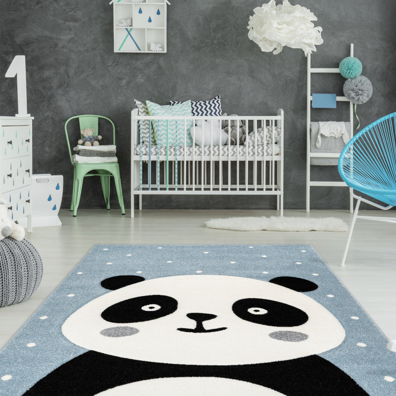 Tapete Panda Azul