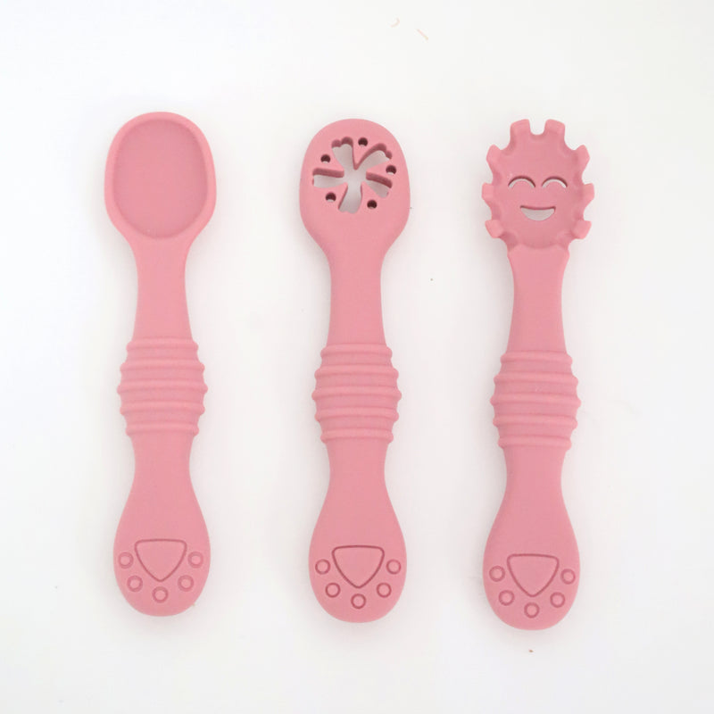 Cucharas de aprendizaje • Rosa
