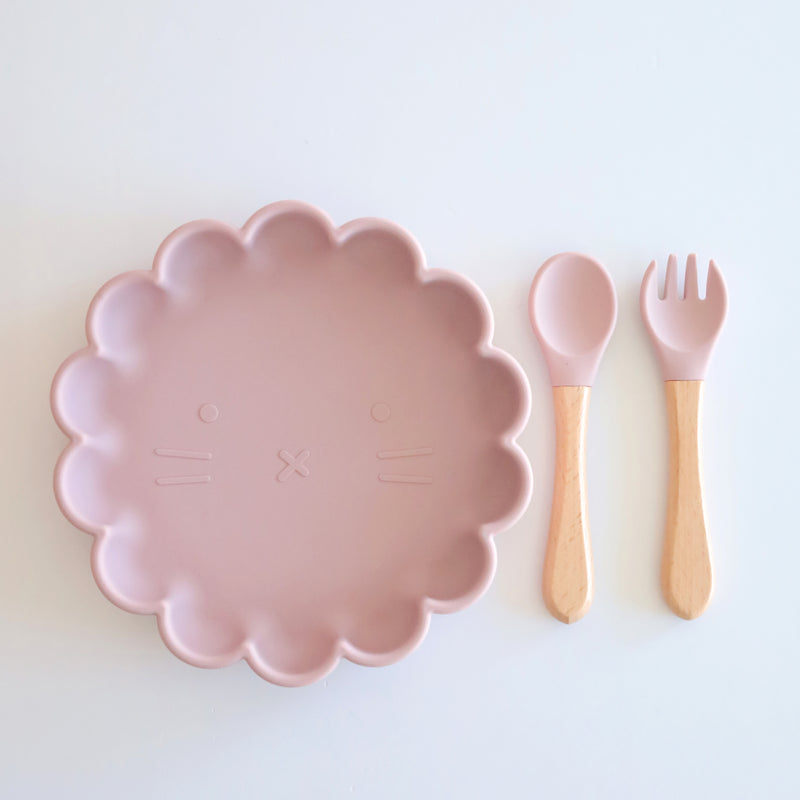 Set de comida León • Rosa