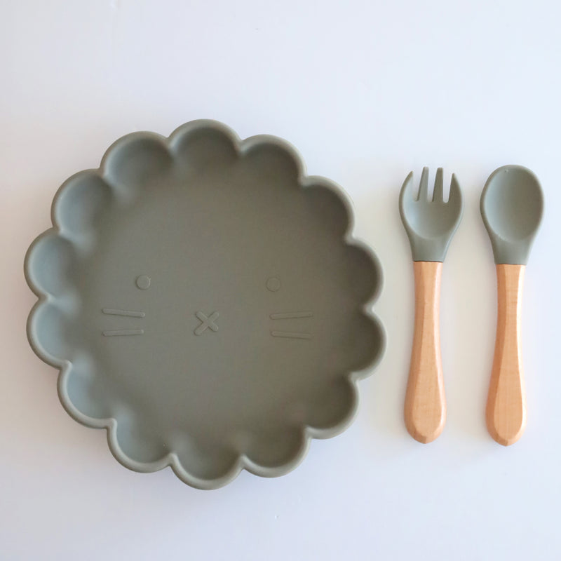Set de comida León • Kaki