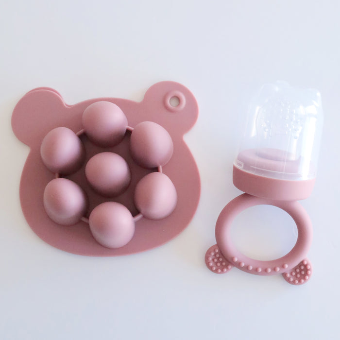 Set de comida Frutti • Rosa